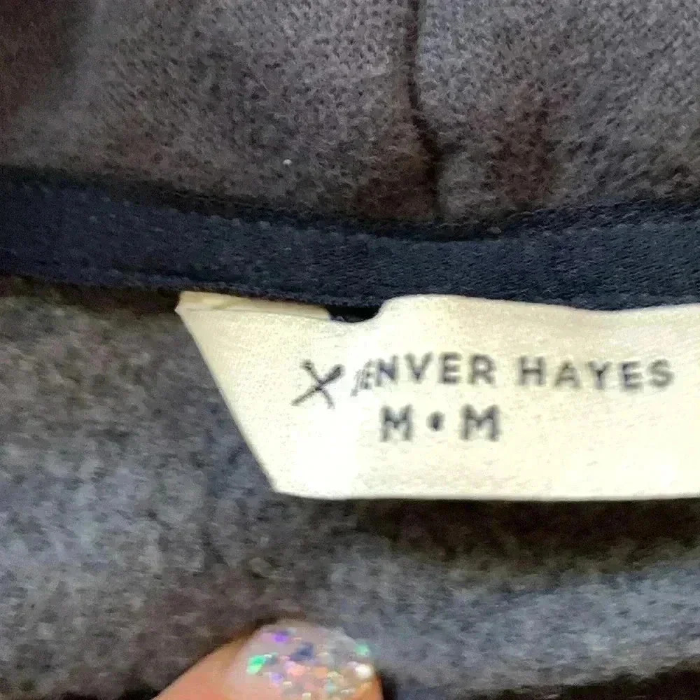 Denver  Hayes Winter Weight Hoodie w Flowers - Picture 6 of 7